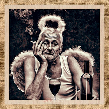 DRUNK ANGEL laser-ready file 3DWave.us